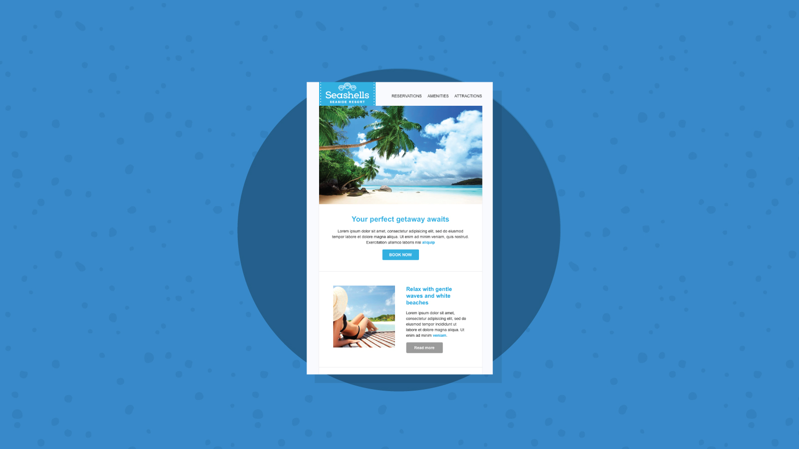 Image for Download “Seashells” v2.0 – Our Free Responsive Email Template