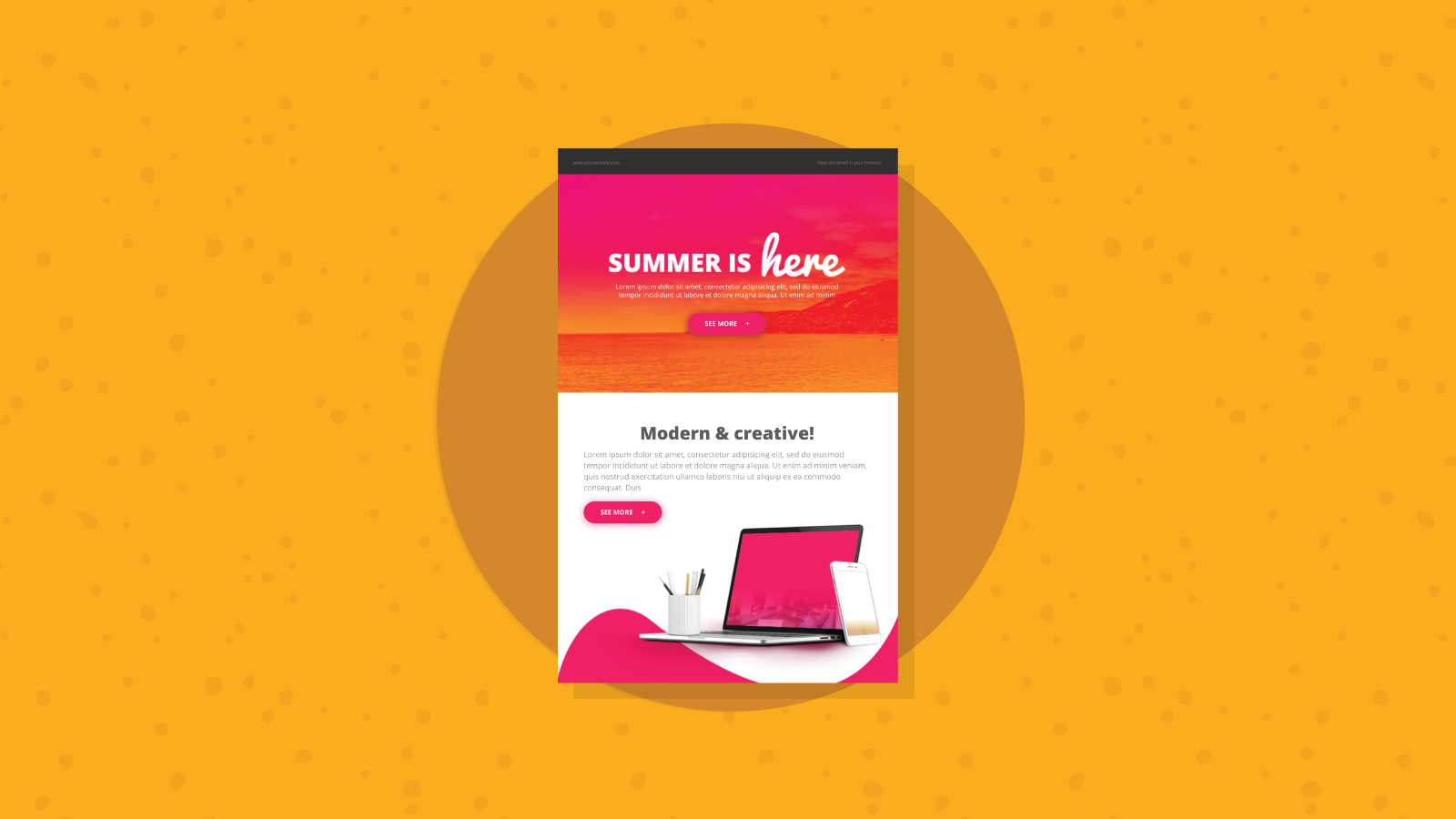 Image for MailNinja “Summer” Responsive Email Template