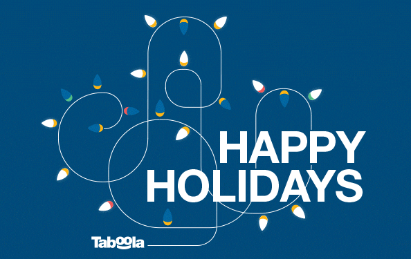 Taboola holiday email