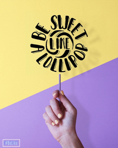 example of mixed dimension graphic design trend