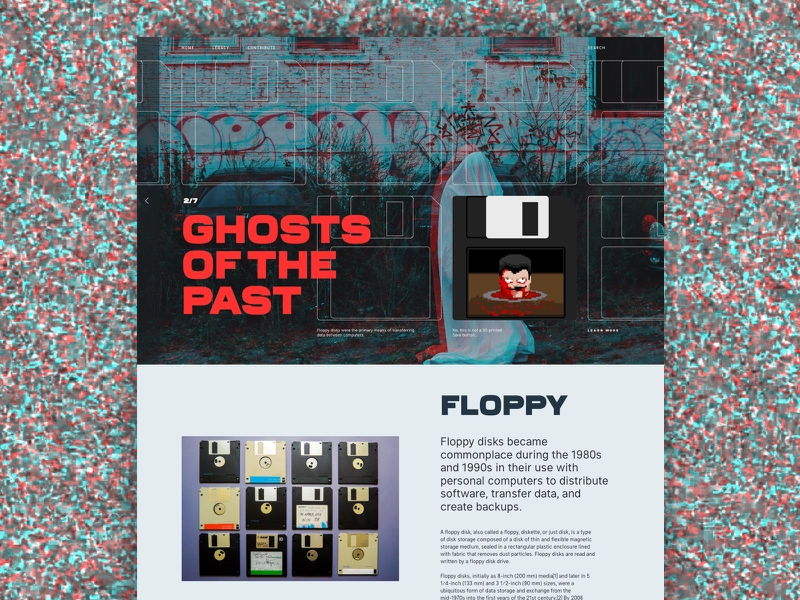 Grungy, old-school graphic design trend