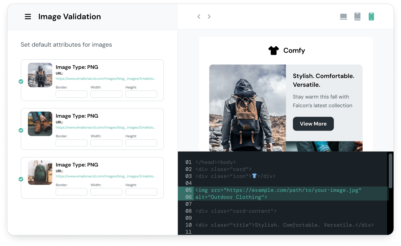 Image for Our Accessibility tool does the work for you.